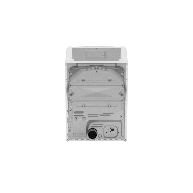White Energy Star Electric Dryer with Drying Rack