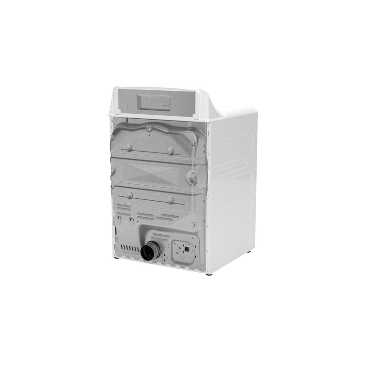 White Energy Star Electric Dryer with Drying Rack