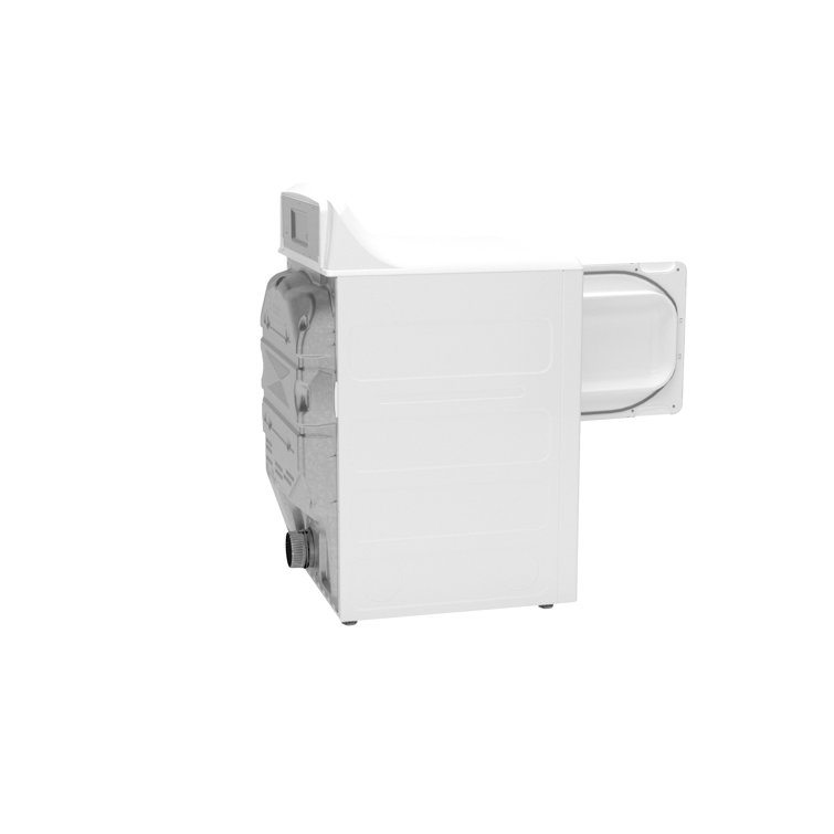 White Energy Star Electric Dryer with Drying Rack