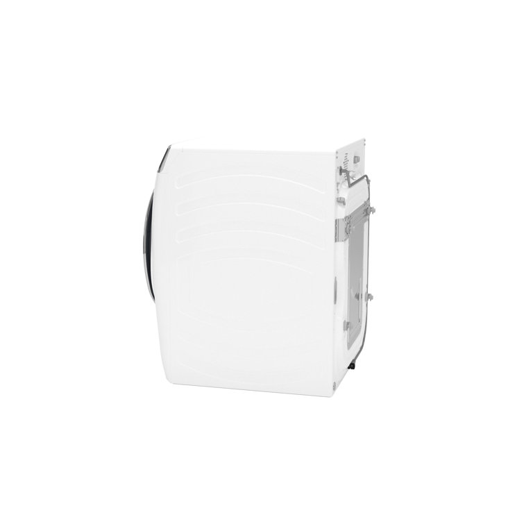 White High Efficiency Smart Front Load Washer with Steam Setting