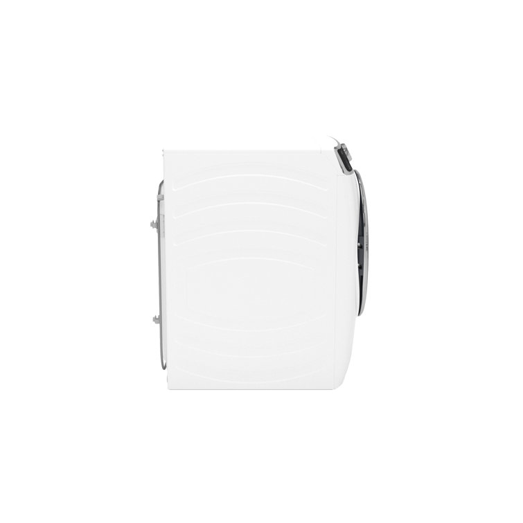 White High Efficiency Smart Front Load Washer with Steam Setting