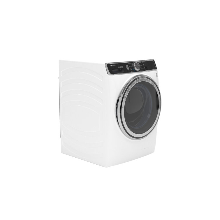 White High Efficiency Smart Front Load Washer with Steam Setting