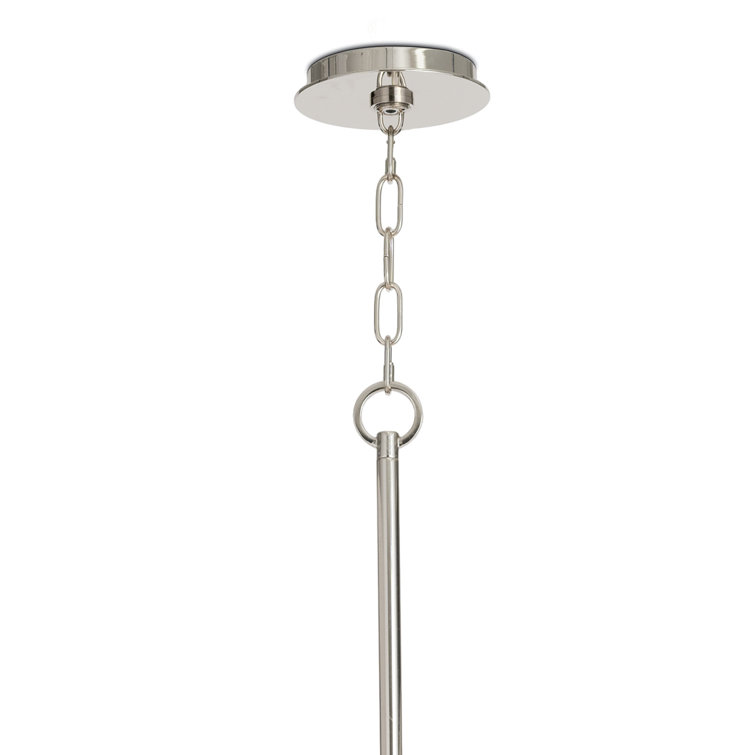 Polished Nickel 12-Light Sputnik Chandelier with Glass Globes