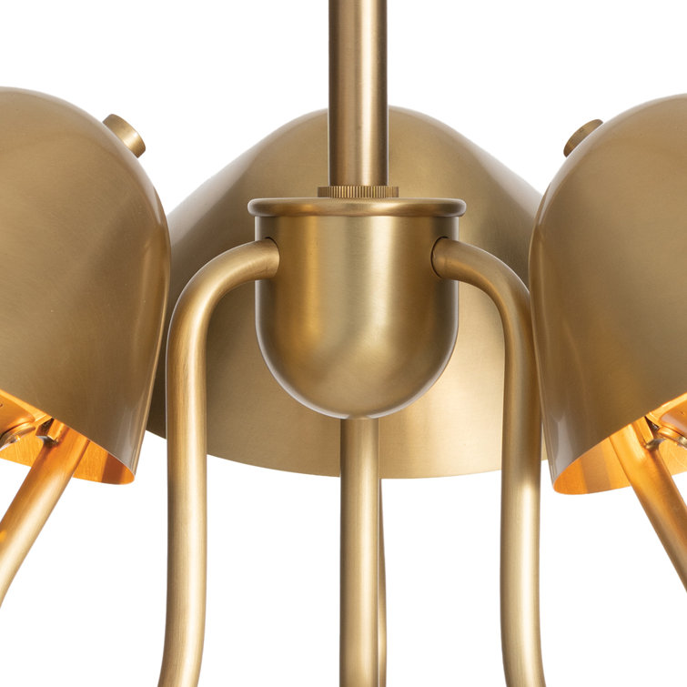 Keaton 23" Natural Brass 3-Light Pendant