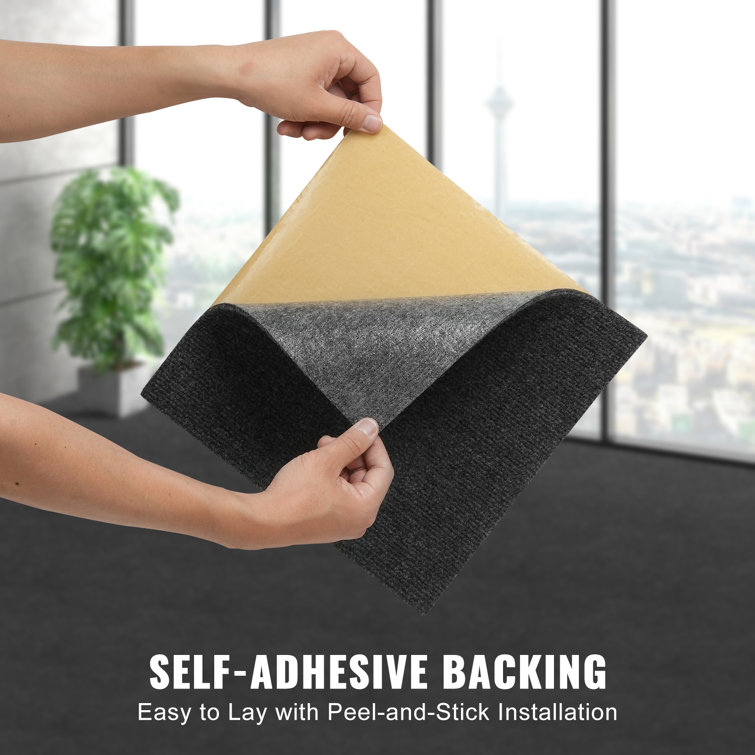 12'' W x 12'' L Level Cut And Loop Polyester Carpet Tile