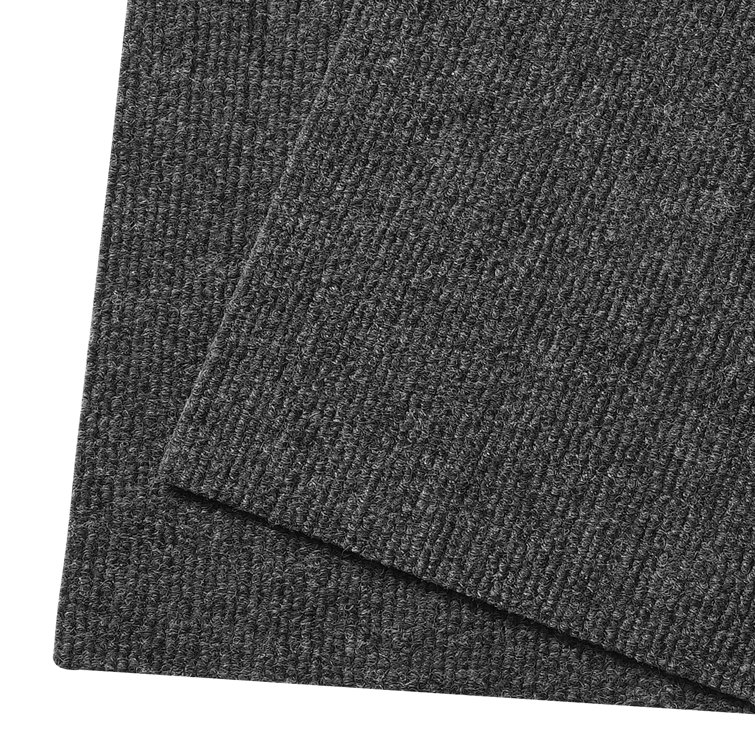 12'' W x 12'' L Level Cut And Loop Polyester Carpet Tile