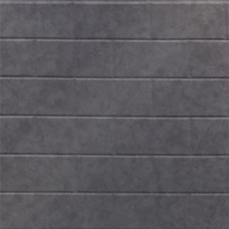 Galvanized Gray PVC 3D Subway Tile Wall Panels, 4ft x 8ft, Set of 5