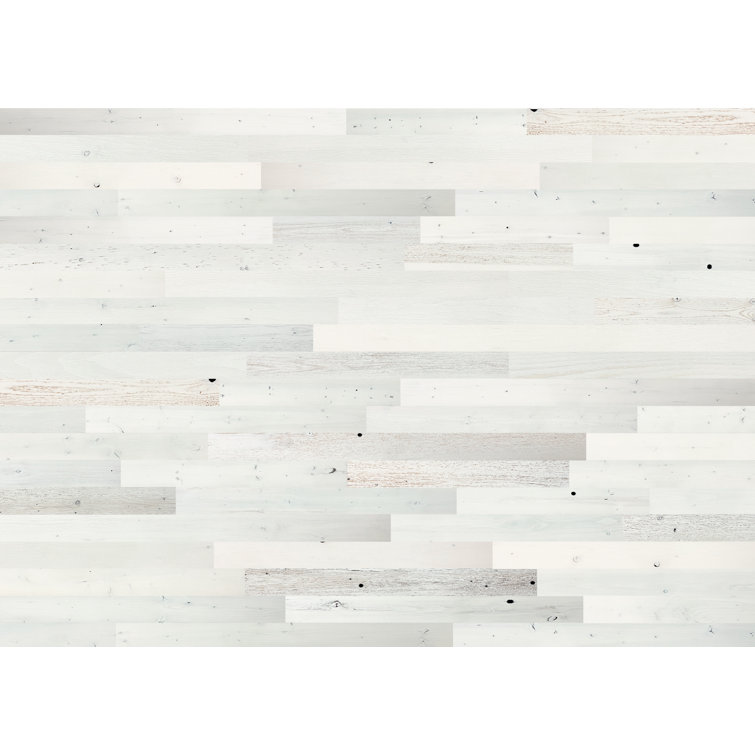 Coastal White Reclaimed Wood Peel & Stick Wall Planks
