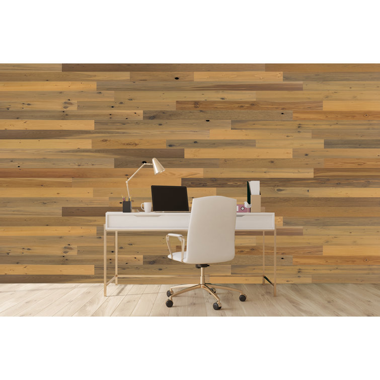 Sandy Beach Reclaimed Wood Peel and Stick Wall Panels