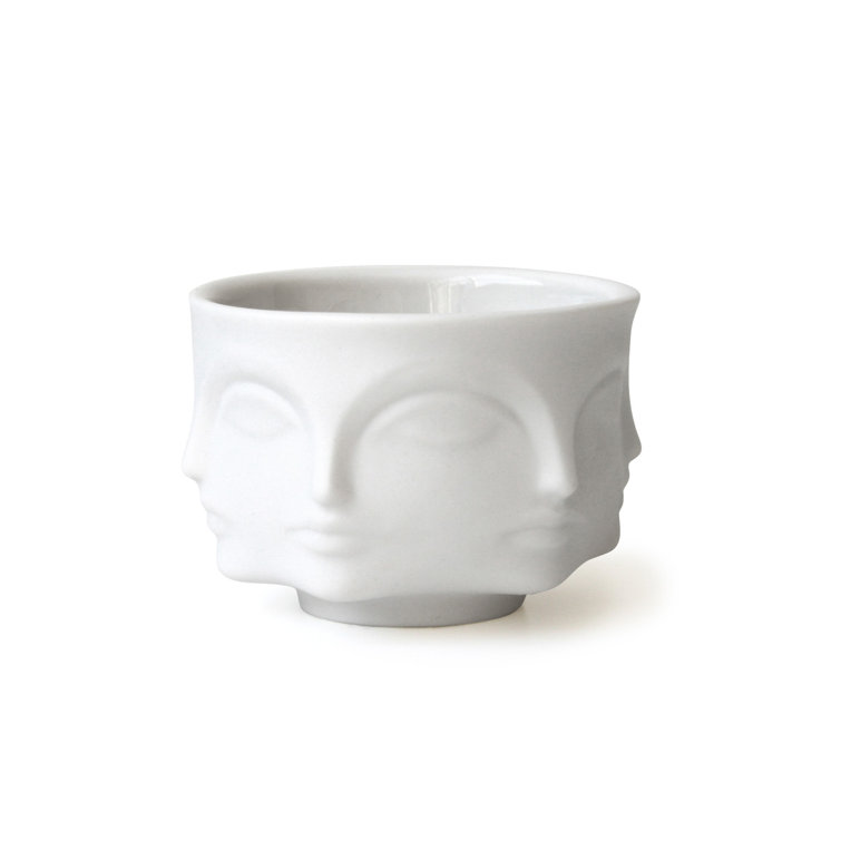 White Porcelain Muse Votive Candle Holder