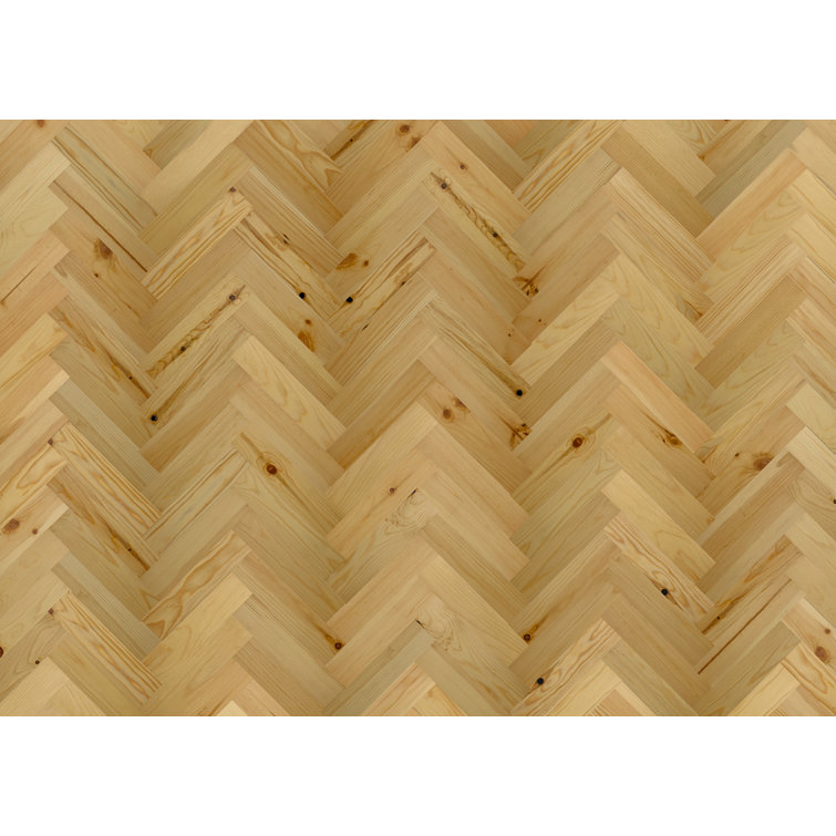 Baxter Blonde Pine Herringbone Peel & Stick Wall Planks