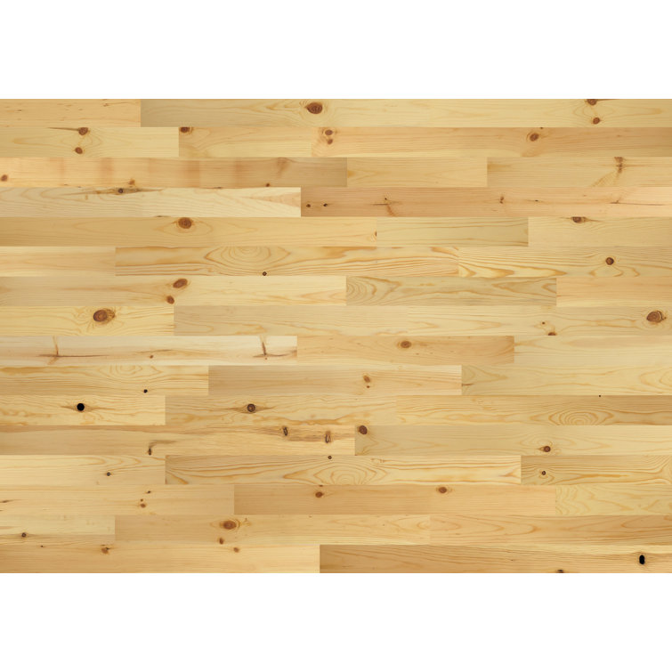 Blonde Pine Peel and Stick Wooden Wall Panels, 42" Length