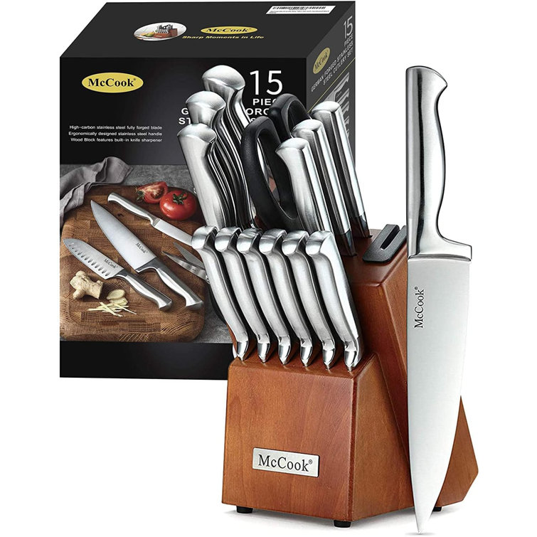 Lambrequin Mc Cook 15 Piece Stainless Steel Knife Set (Set of 15)