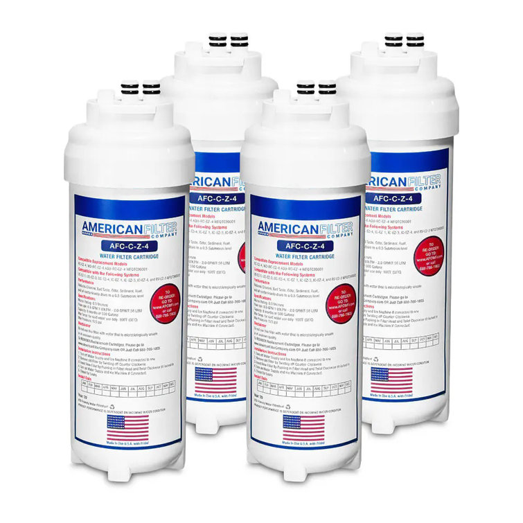 American Filter 4-Pack White Water Filter Cartridges