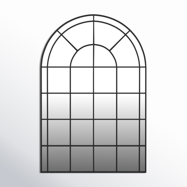 Grantola Transitional Full-Length Black Wood Mirror