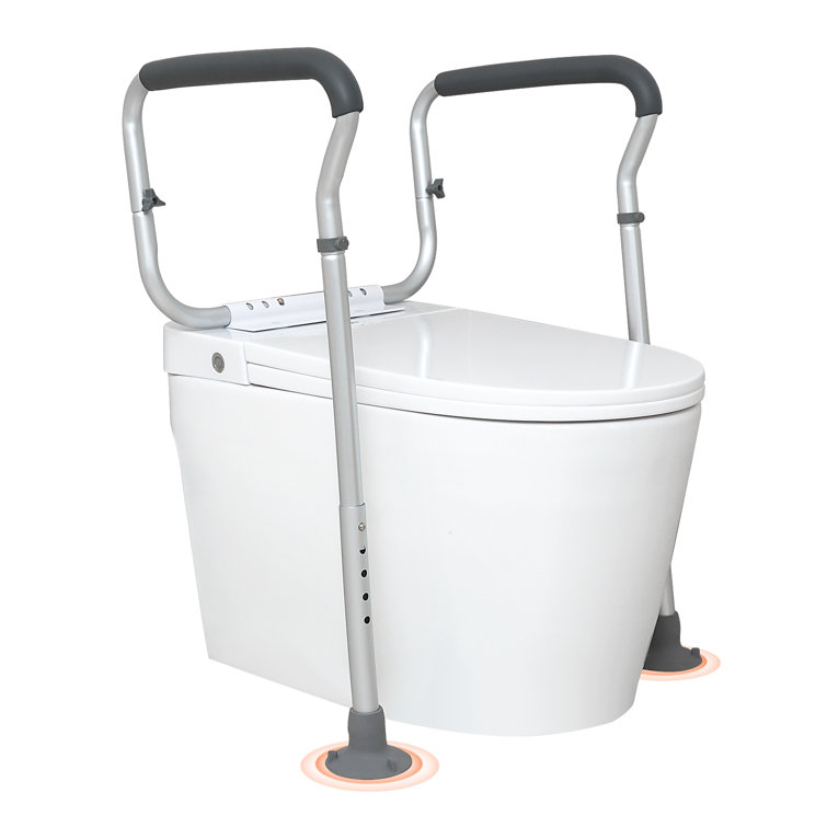 Adjustable Aluminum Toilet Safety Frame with Handrails