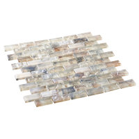 Zalo 1'' x 2'' Haven Glass Brick Joint Mosaic Tile