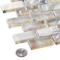 Zalo 1'' x 2'' Haven Glass Brick Joint Mosaic Tile