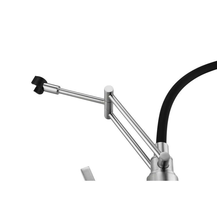 Brushed Nickel Single-Handle Pull-Down Spray Kitchen Faucet
