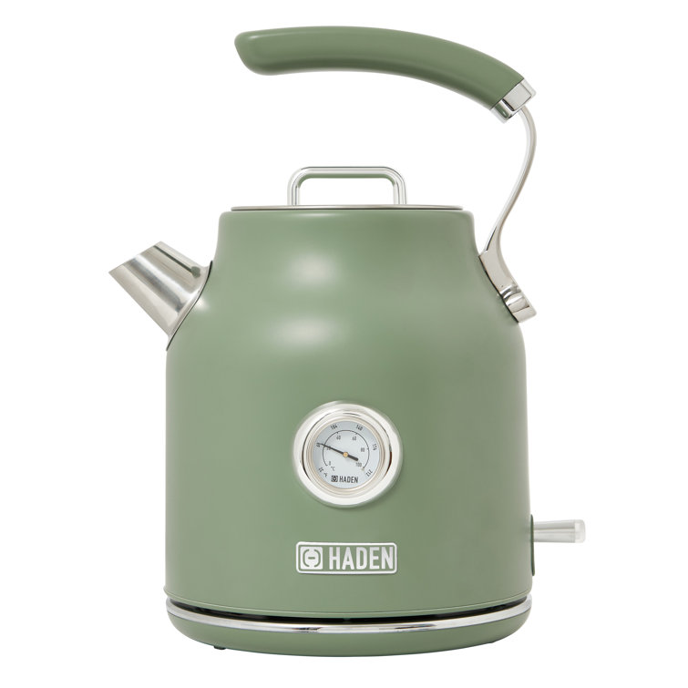 Haden Dorset 1.7L Sage Green Stainless Steel Electric Kettle