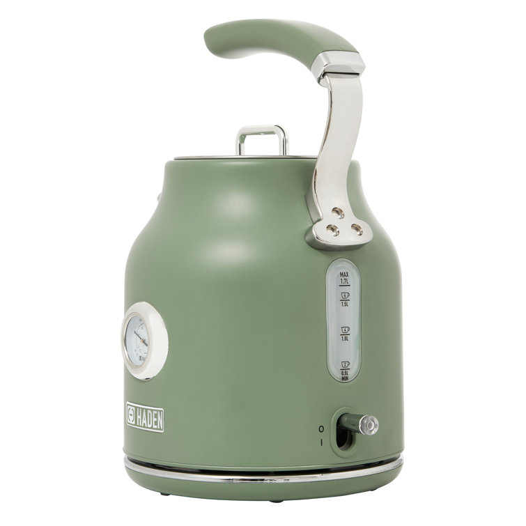 Haden Dorset 1.7L Sage Green Stainless Steel Electric Kettle