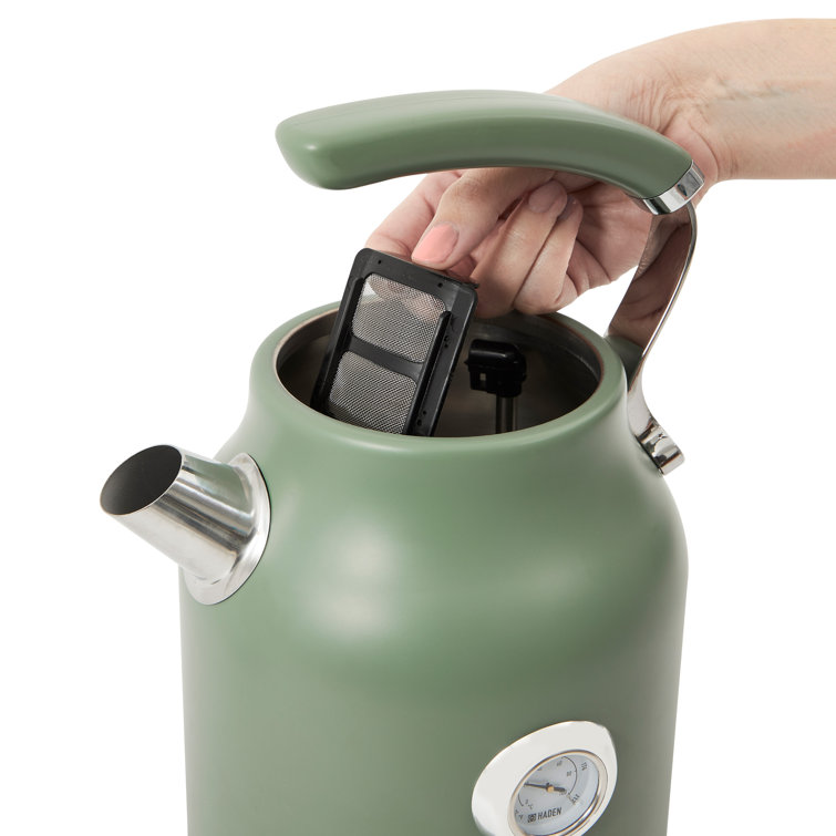 Haden Dorset 1.7L Sage Green Stainless Steel Electric Kettle