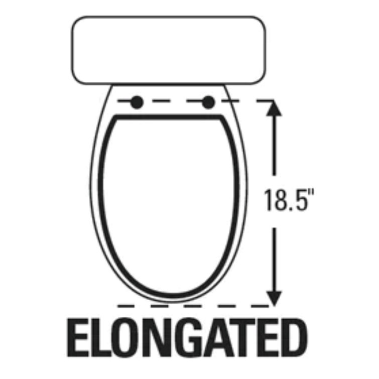 Beach Themed Blue Wood Elongated Toilet Seat with Acrylic Coating