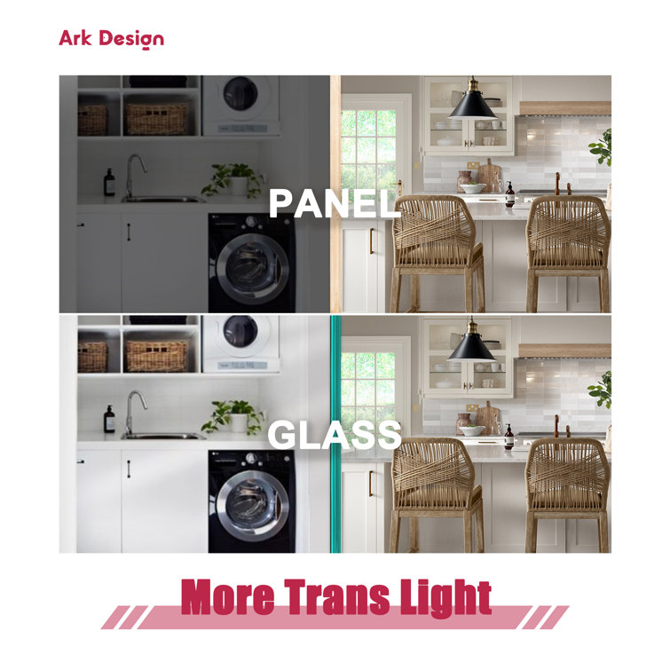 48 in. x 80 in. White Tempered Frosted Glass Sliding Closet Door