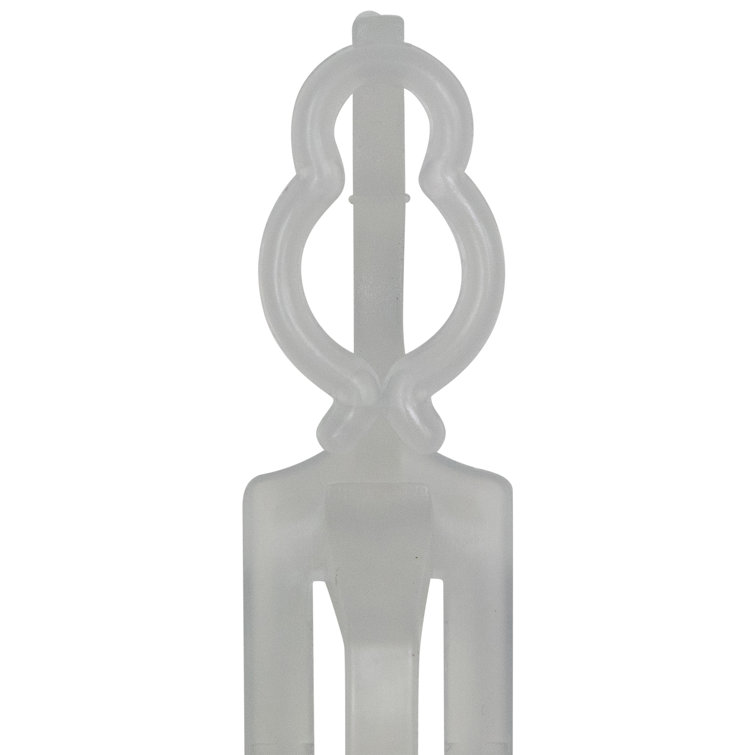 26ct Clear Plastic Universal Gutter and Shingle Light Clips