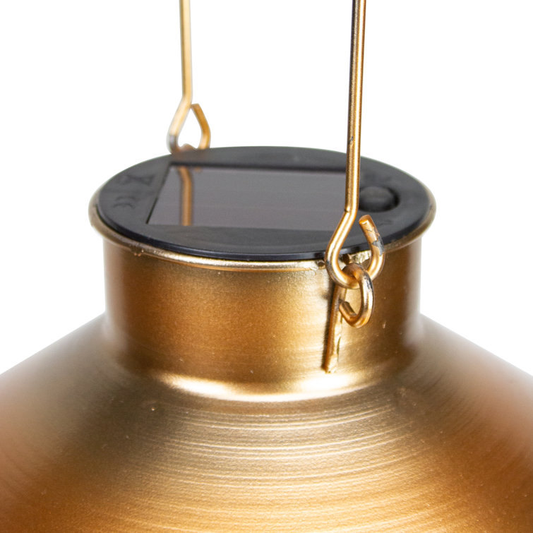 9" Bronze Vintage LED Indoor/Outdoor Hanging Lantern