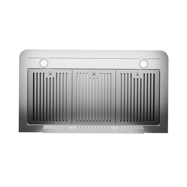 36" Stainless Steel Convertible Under Cabinet Range Hood with LED Lights