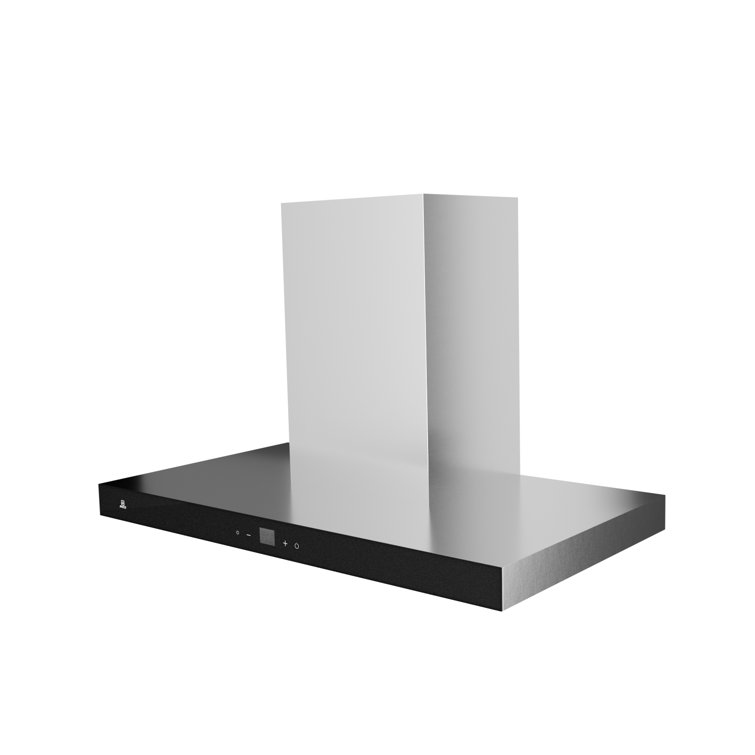 36" Stainless Steel Convertible Wall Mount Range Hood with LED Lights