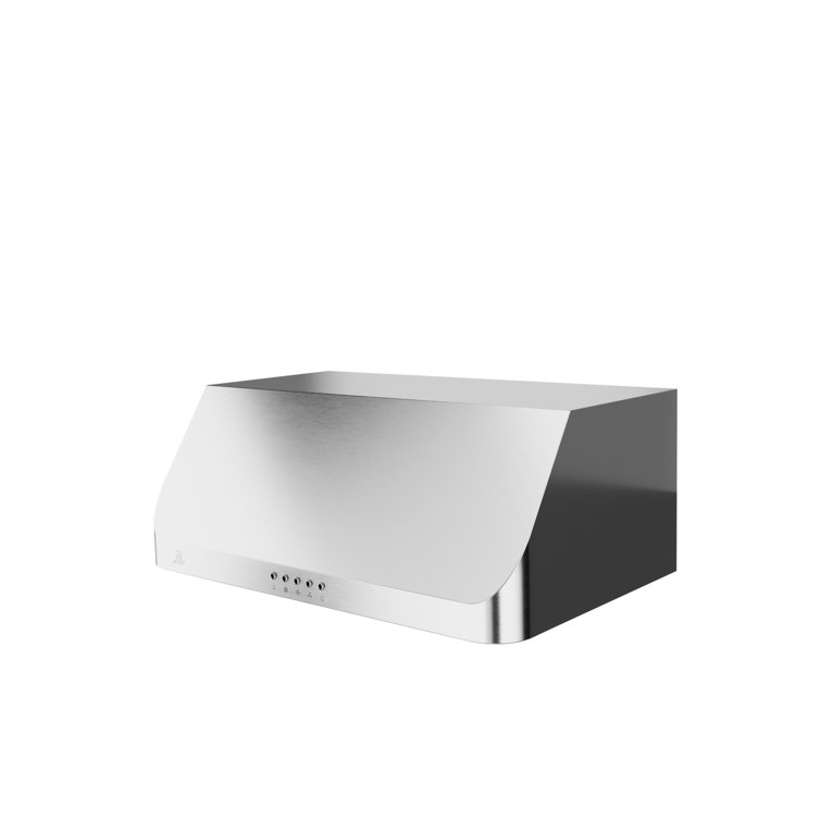 30" Stainless Steel Convertible Under Cabinet Range Hood with LED Lights