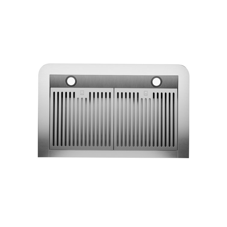 30" Stainless Steel Convertible Under Cabinet Range Hood with LED Lights