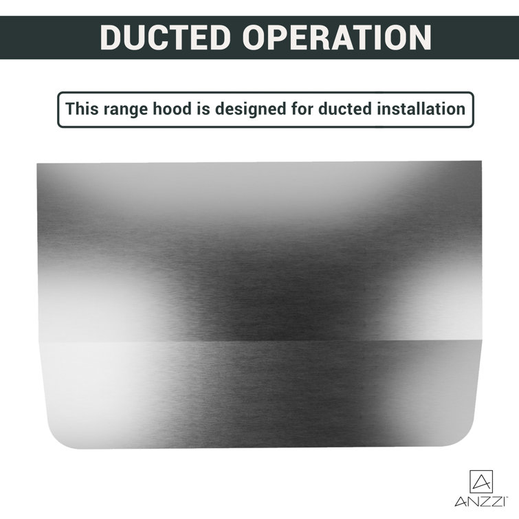 30" Stainless Steel Convertible Under Cabinet Range Hood with LED Lights