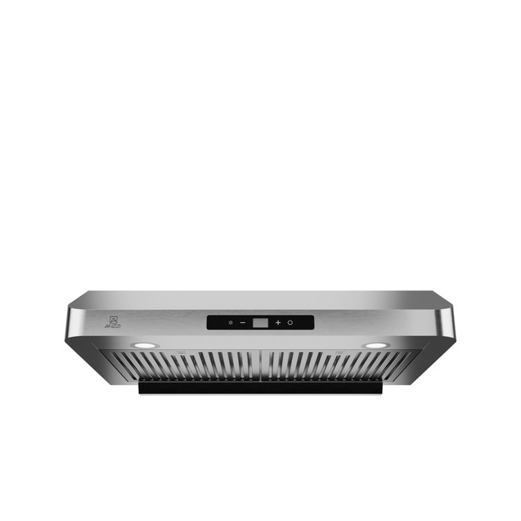30" Stainless Steel Convertible Under Cabinet Range Hood with LED Lights