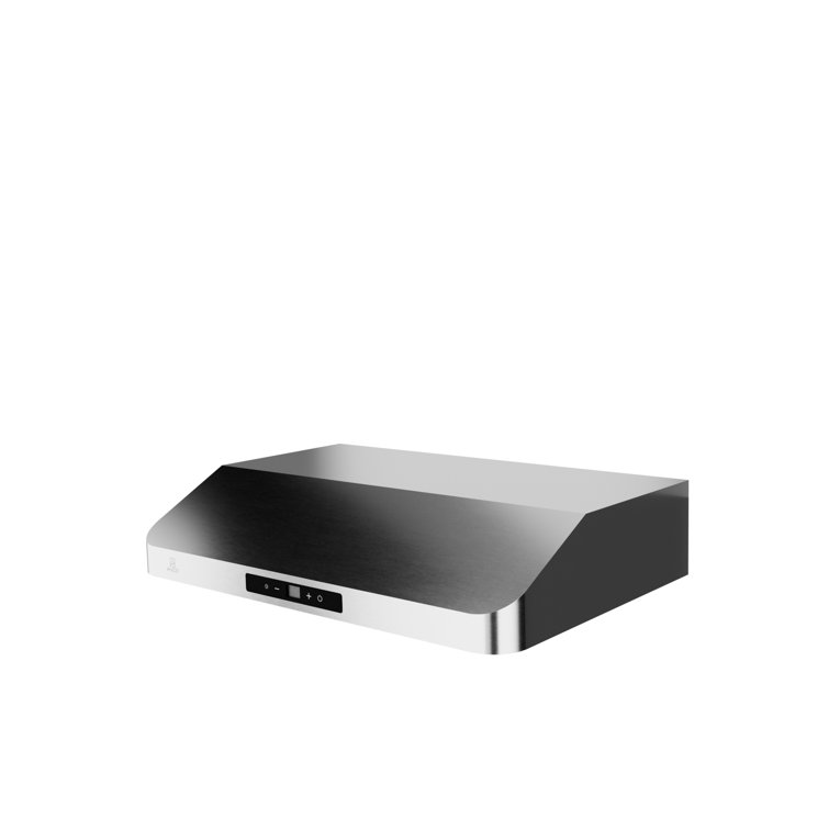 30" Stainless Steel Convertible Under Cabinet Range Hood with LED Lights