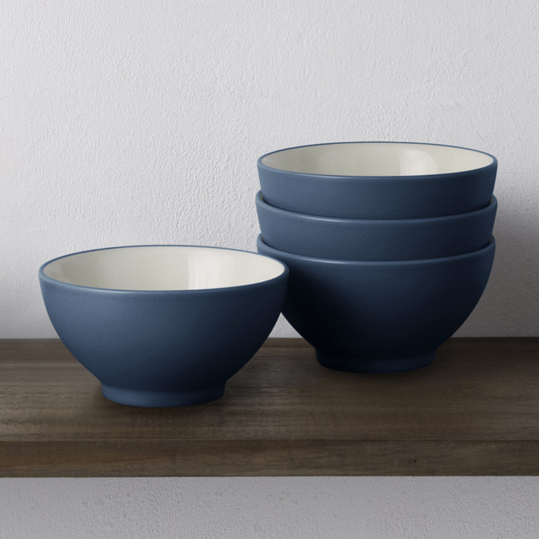Noritake Colorwave Blue Ceramic 24-Piece Dinnerware Set