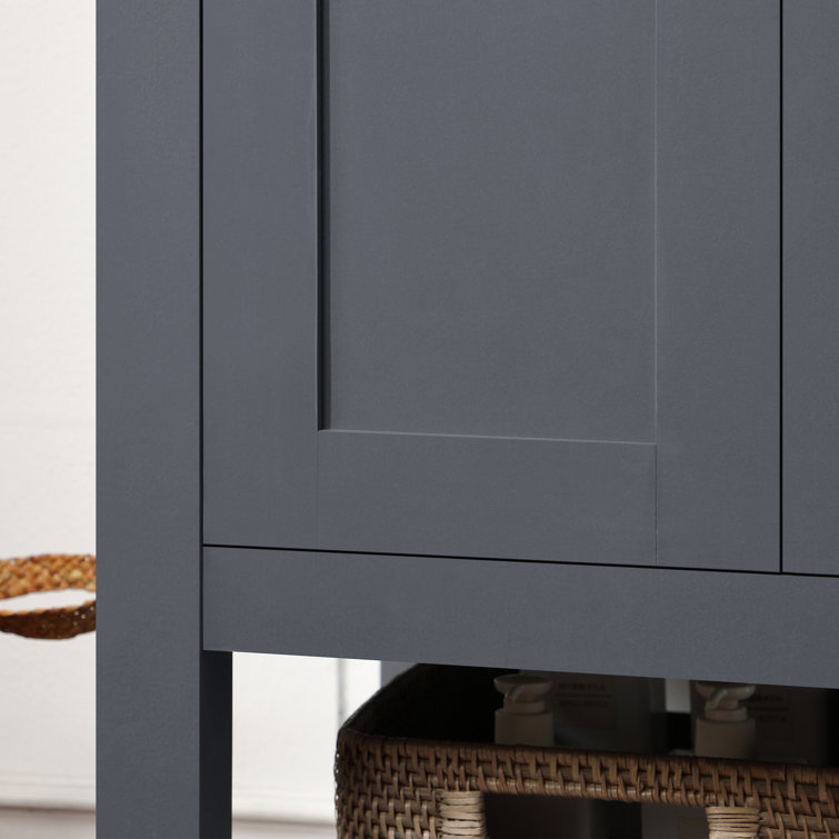 Vegas Dark Charcoal 30" Freestanding Bathroom Vanity with Sink