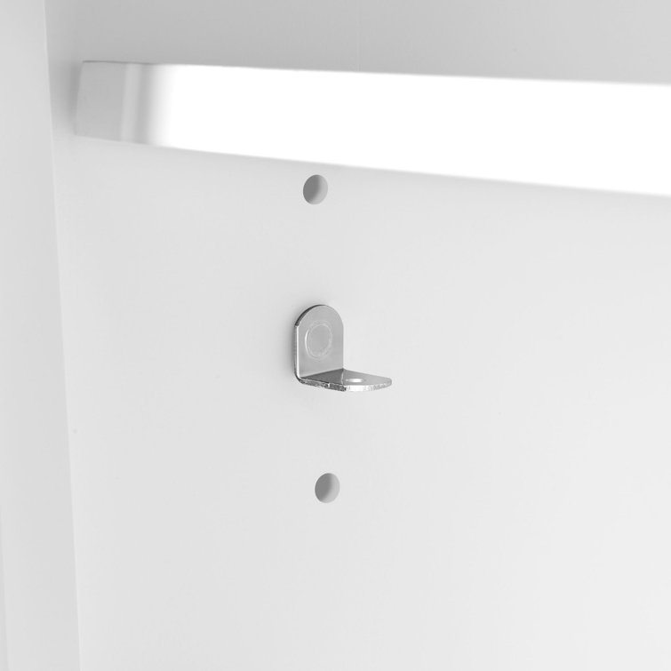 Pure White 60" Freestanding Bathroom Vanity with Single Sink