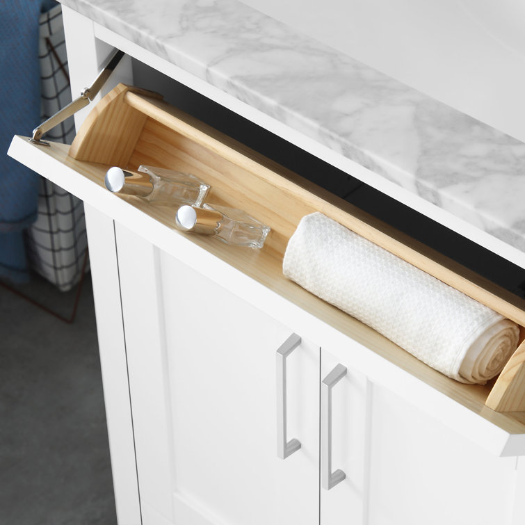 Tahoe 72" Pure White Double Sink Freestanding Vanity