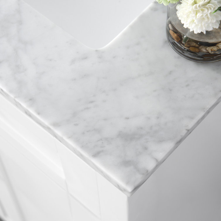Tahoe 72" Pure White Double Sink Freestanding Vanity