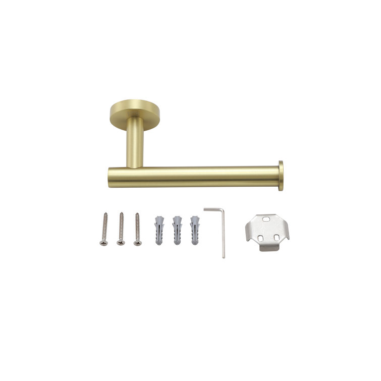Brushed Gold Stainless Steel 2-Piece Bathroom Hardware Set