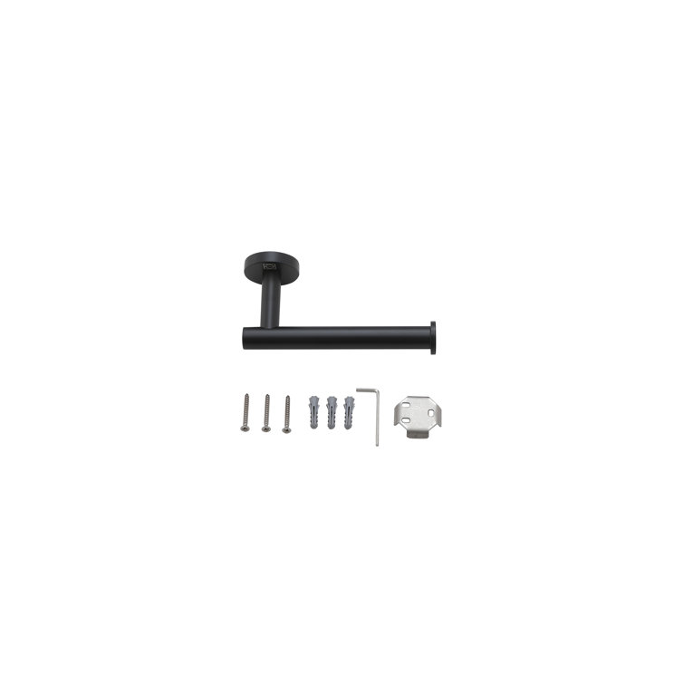 Matte Black Stainless Steel Bathroom Hardware Set