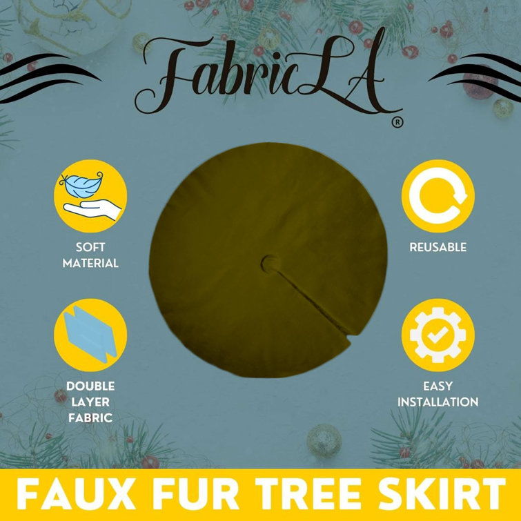 Skirt Faux Fur Tree Skirt