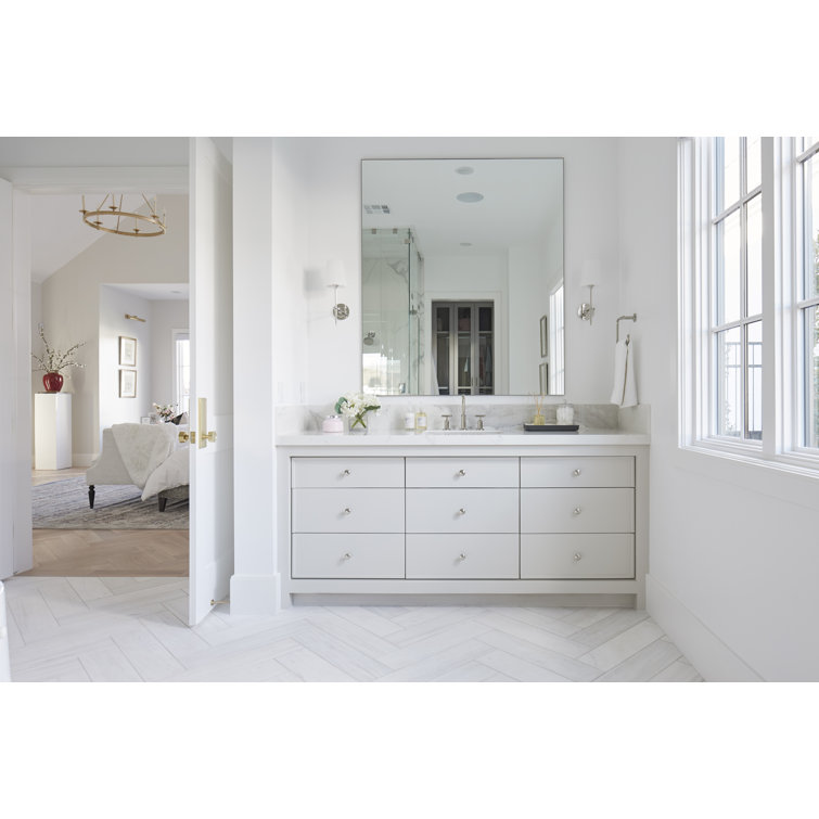 Thunder Grey Ceramic Rectangular Undermount Bathroom Sink