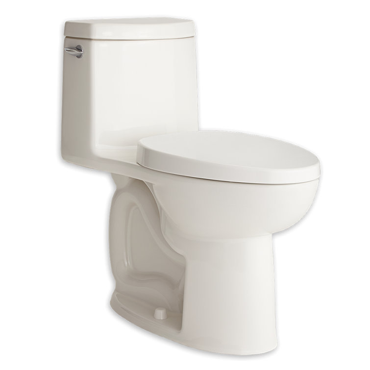 White High Efficiency Elongated One-Piece Toilet