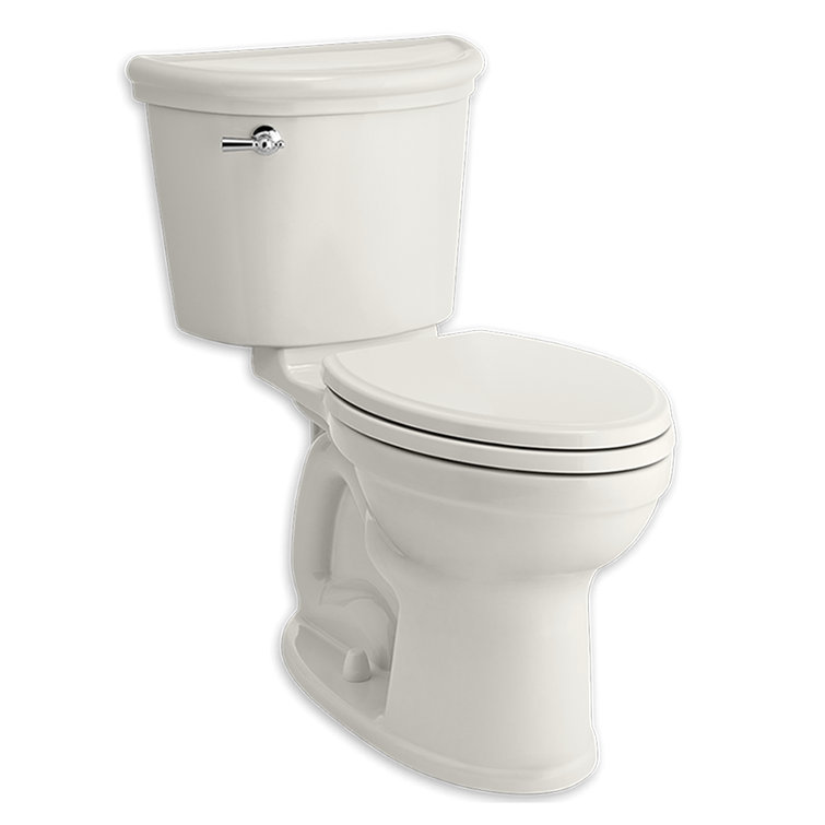 White Elongated Two-Piece High Efficiency Toilet