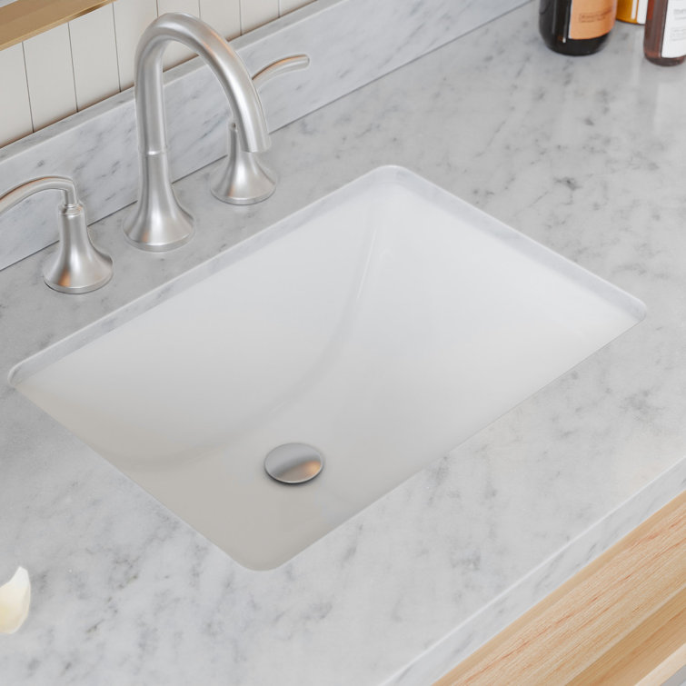 Gray Solid Wood Freestanding Bathroom Vanity with Marble Top