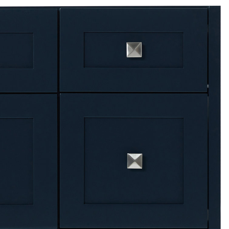 Midnight Blue 55" Single Sink Vanity with Quartz Top